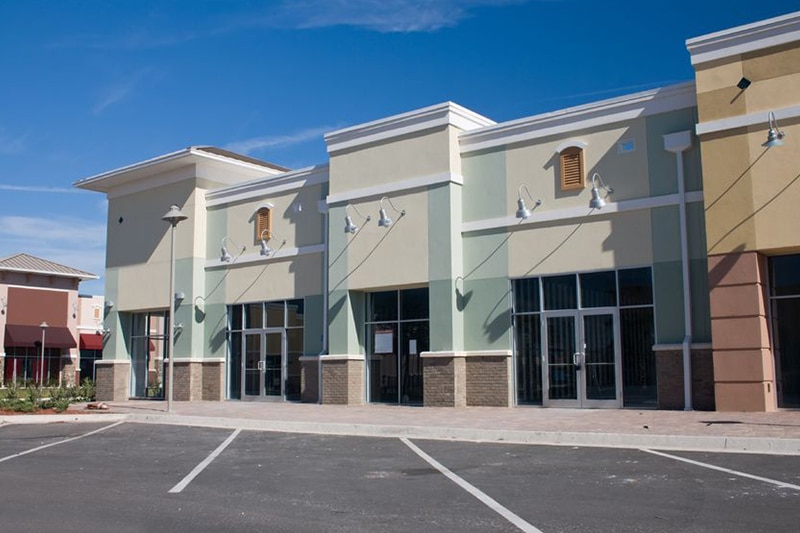 Retail building construction